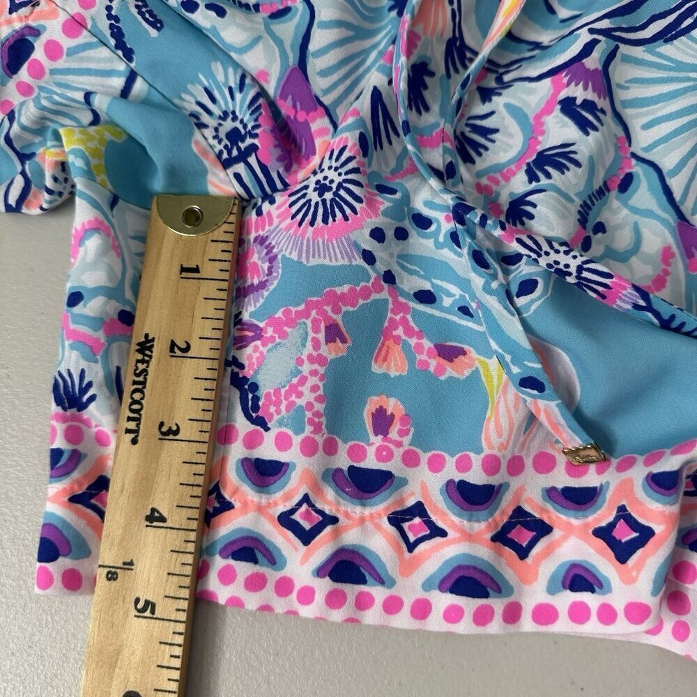 Lilly Pulitzer Katia Shorts Once‎ Upon A Tide Size S Elastic Drawstring Waist - Picture 10 of 10